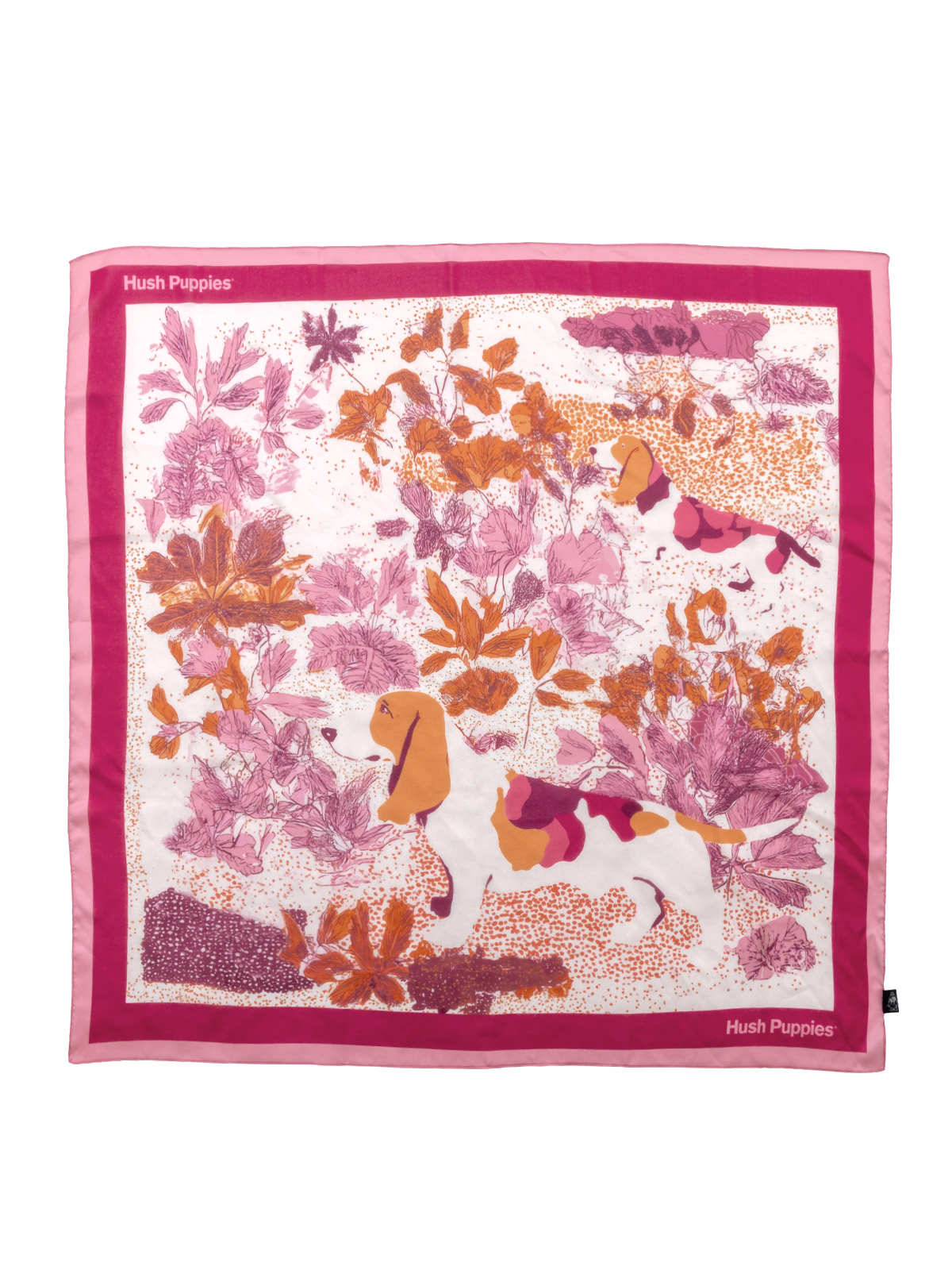 PAÑUELO MUJER HP SCARF BASSET ROSADO HUSH PUPPIES - 3