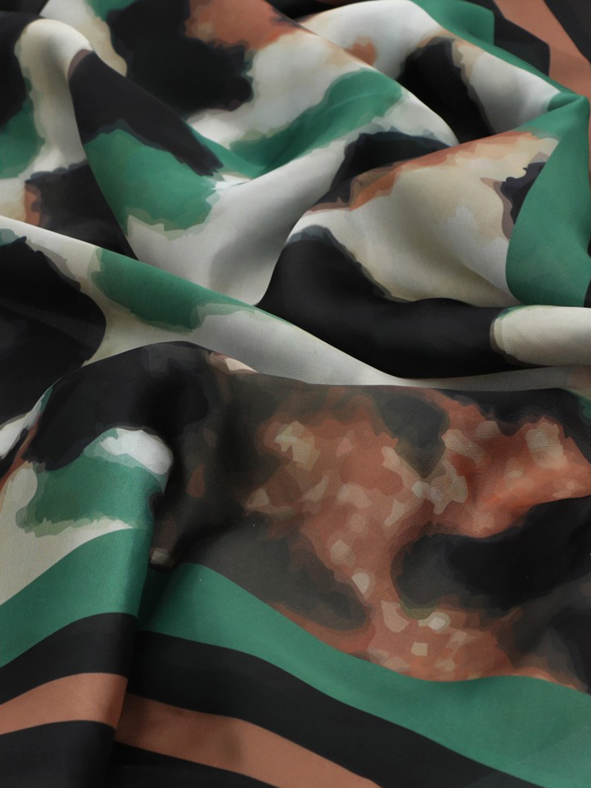 PAÑUELO MUJER HP SCARF LEOPARD VERDE HUSH PUPPIES - 2