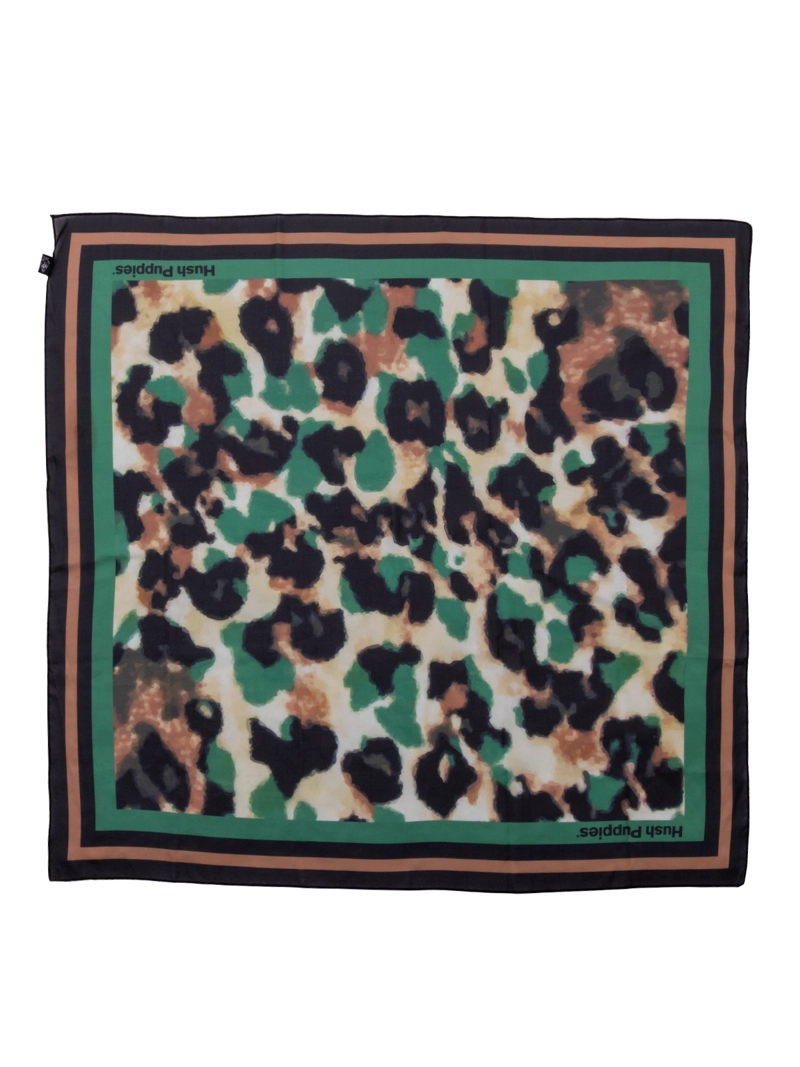 PAÑUELO MUJER HP SCARF LEOPARD VERDE HUSH PUPPIES - 3