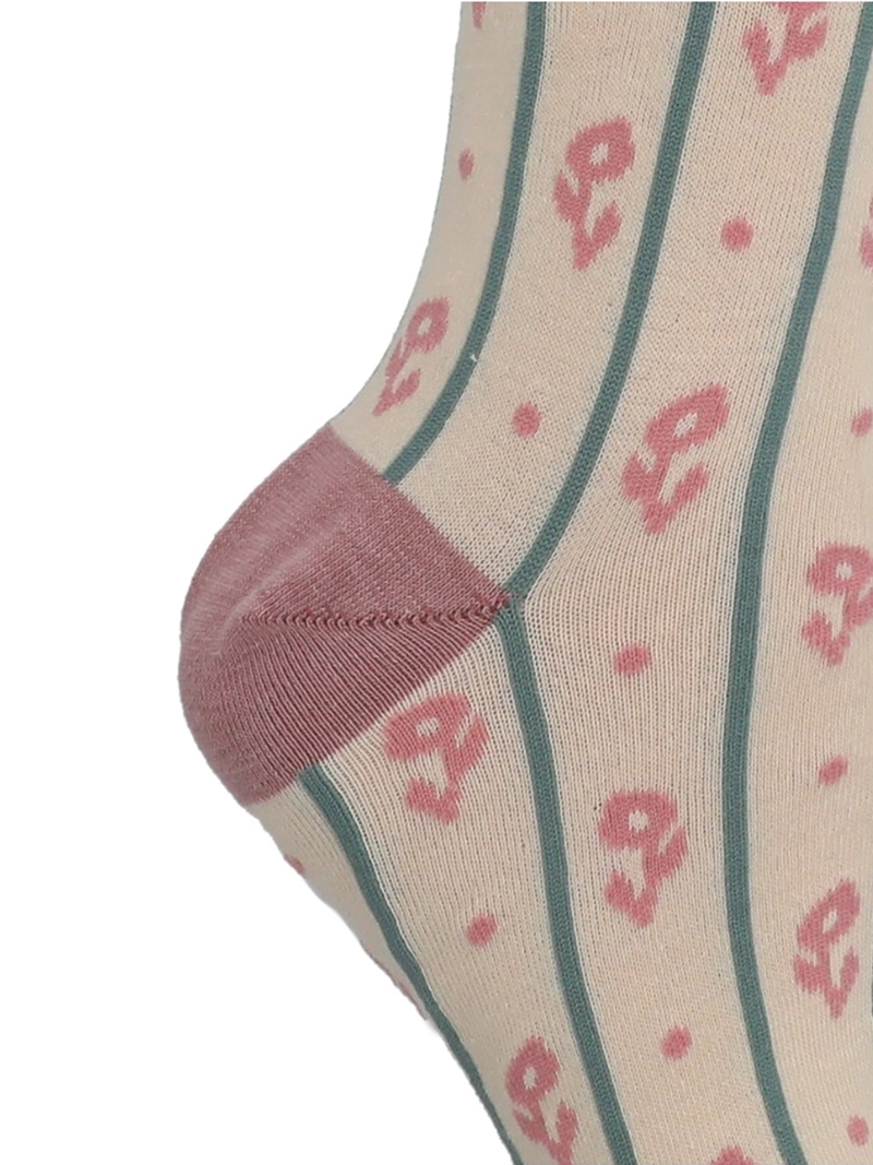 CALCETIN ALGODON MUJER KH ST FLOWER CREMA HUSH PUPPIES - 2
