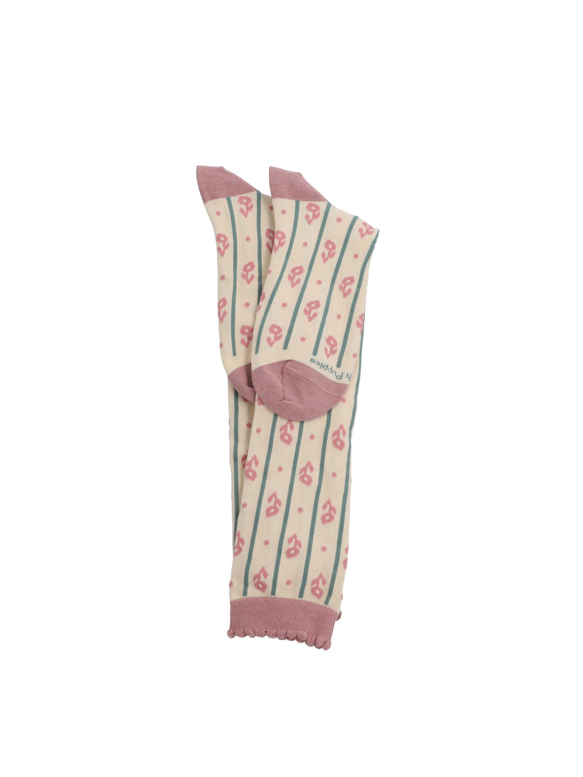 CALCETIN ALGODON MUJER KH ST FLOWER CREMA HUSH PUPPIES - 3