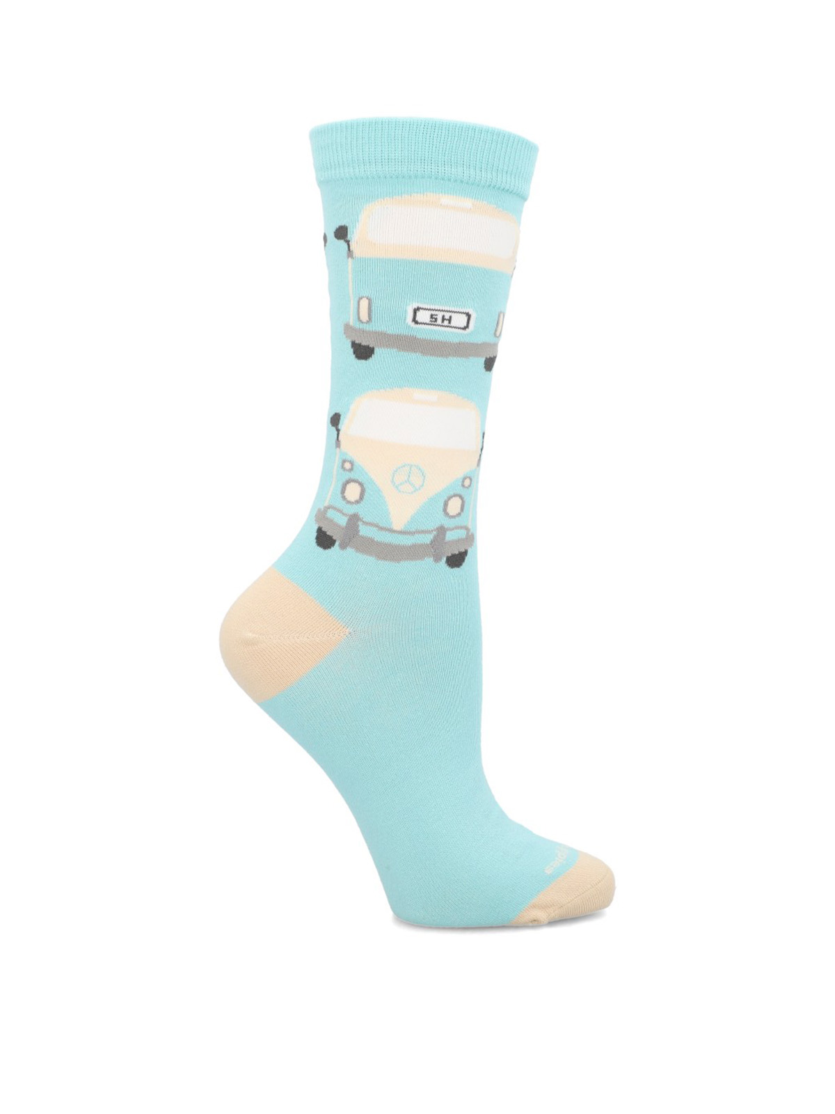 PACK 3 CALCETINES ALGODON MUJER PACK GIFT CARS CREMA HUSH PUPPIES - 6