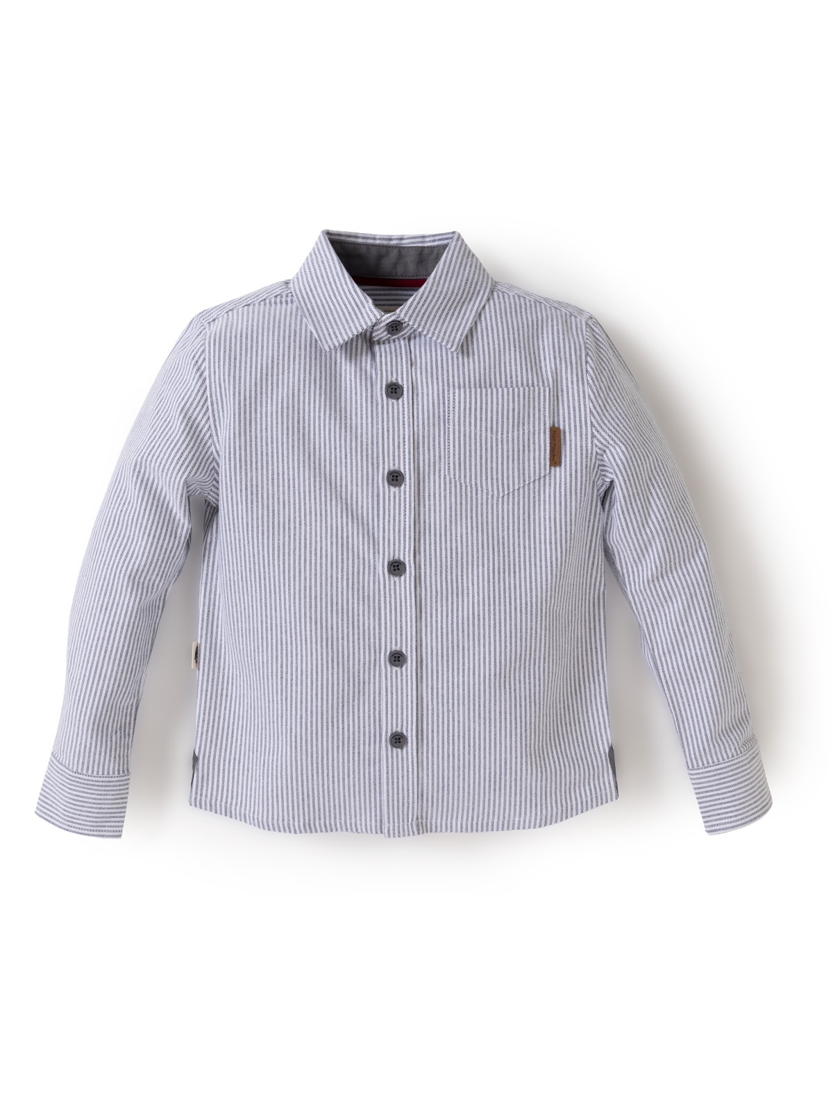 CAMISA MANGA LARGA NIÑO LUMIX GRIS HUSH PUPPIES KIDS - 1