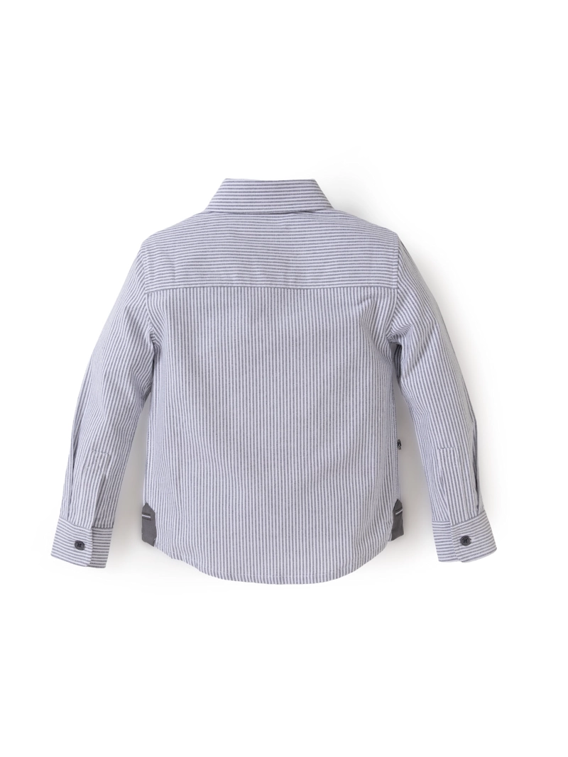CAMISA MANGA LARGA NIÑO LUMIX GRIS HUSH PUPPIES KIDS - 2