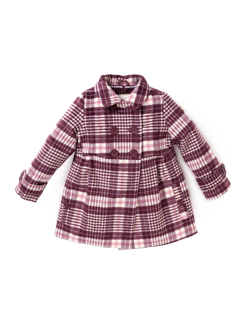ABRIGO NIÑA BREEZE BURDEO HUSH PUPPIES KIDS - 1