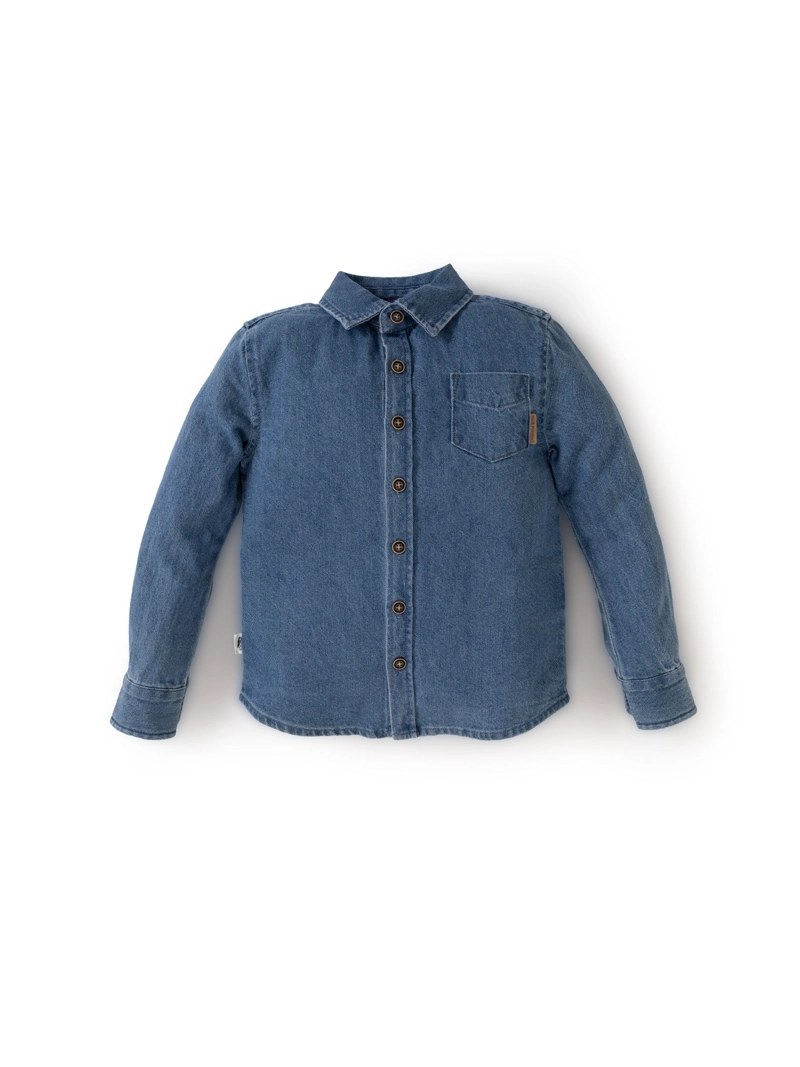 CAMISA MANGA LARGA NIÑO LOGAN DENIM HUSH PUPPIES KIDS - 1