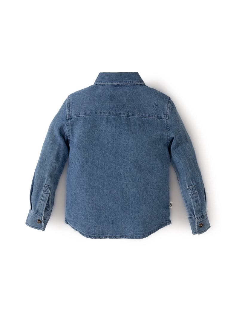CAMISA MANGA LARGA NIÑO LOGAN DENIM HUSH PUPPIES KIDS - 2