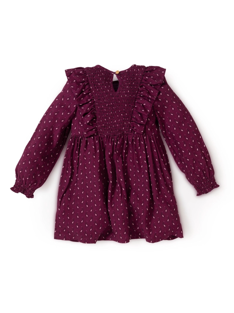 VESTIDO NIÑA BLOSSOM BURDEO HUSH PUPPIES KIDS - 2