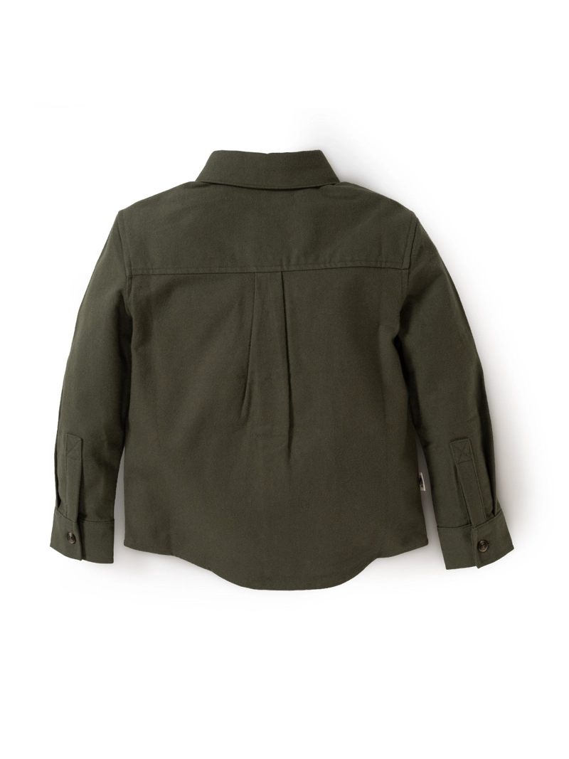 CAMISA MANGA LARGA NIÑO RUST VERDE HUSH PUPPIES KIDS - 2