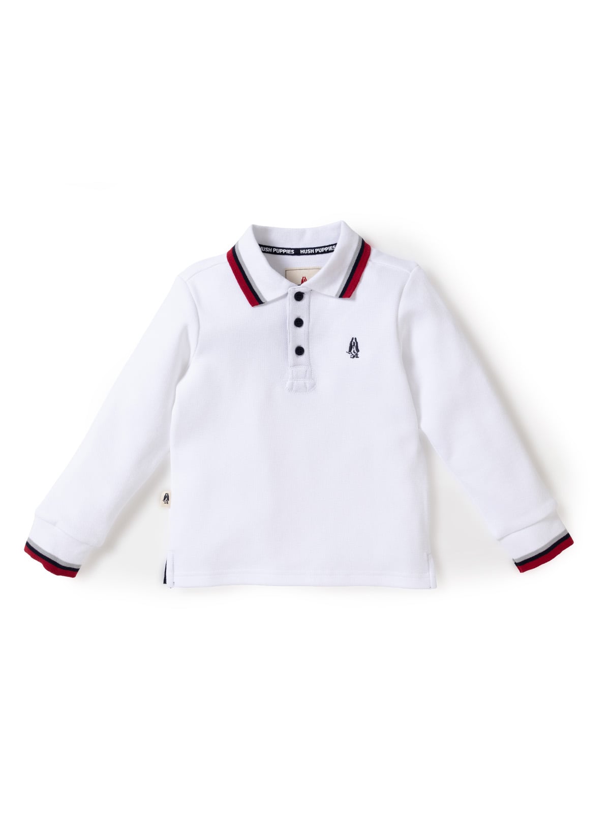 POLERA MANGA LARGA NIÑO HEAVEN BLANCO HUSH PUPPIES KIDS - 1