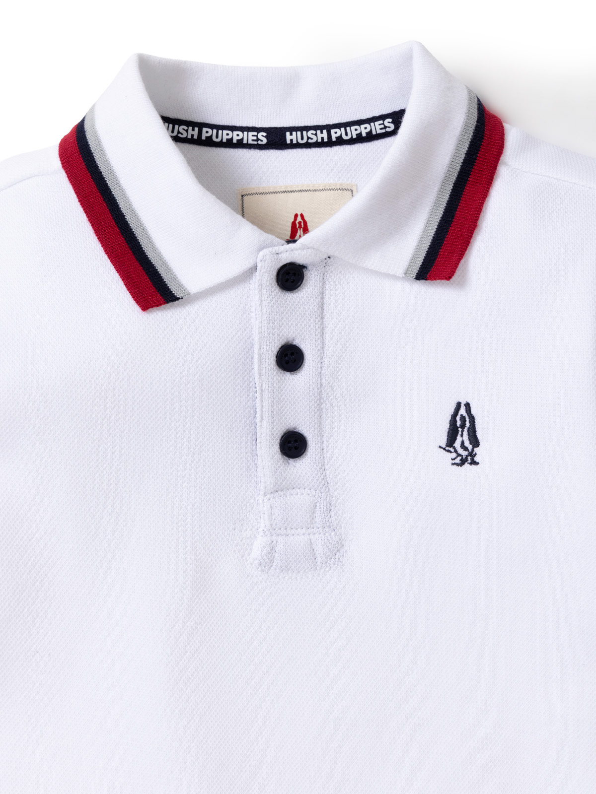 POLERA MANGA LARGA NIÑO HEAVEN BLANCO HUSH PUPPIES KIDS - 4