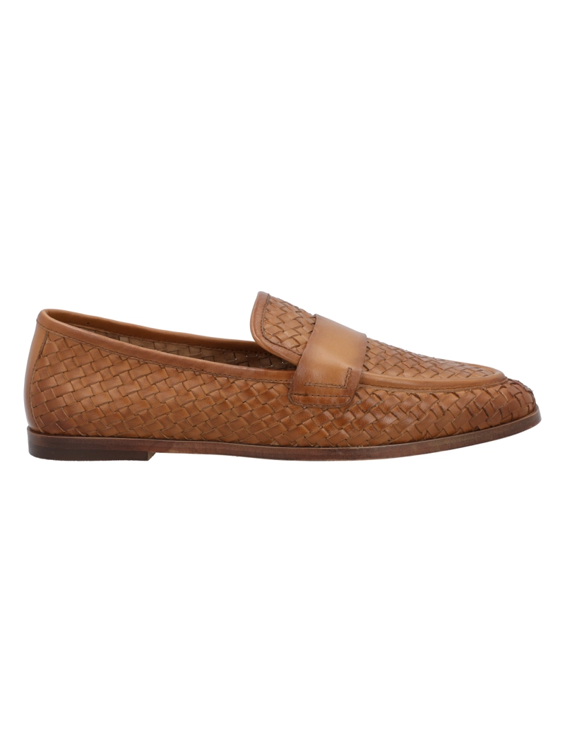 MOCASIN CUERO MUJER VITTORIA ROJO ROCKFORD - 1