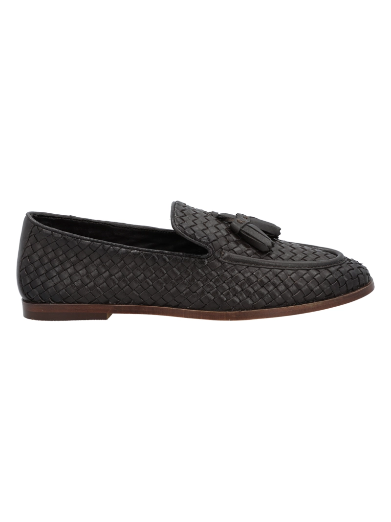 MOCASIN CUERO MUJER GIULIA AZUL ROCKFORD - 1