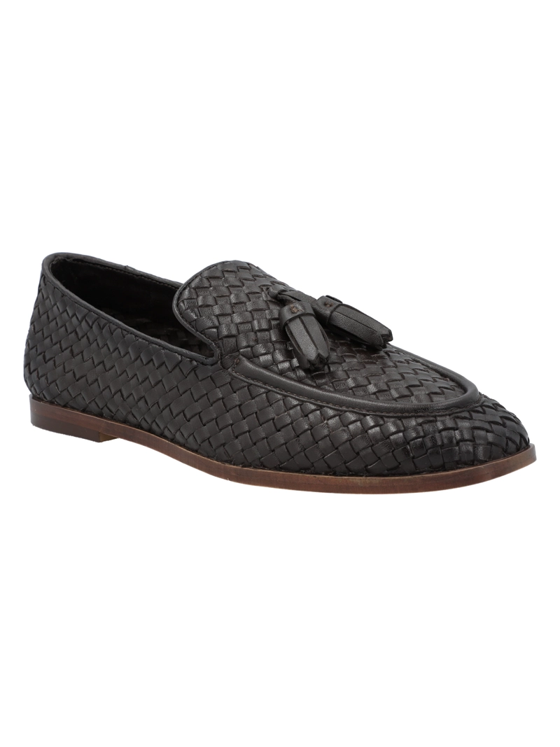 MOCASIN CUERO MUJER GIULIA AZUL ROCKFORD - 2