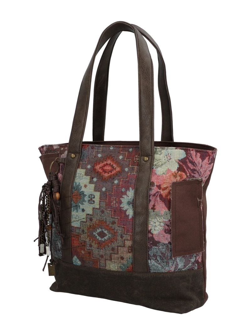 CARTERA TEXTIL MUJER FAUII TOTE CAFE  ROCKFORD - 2