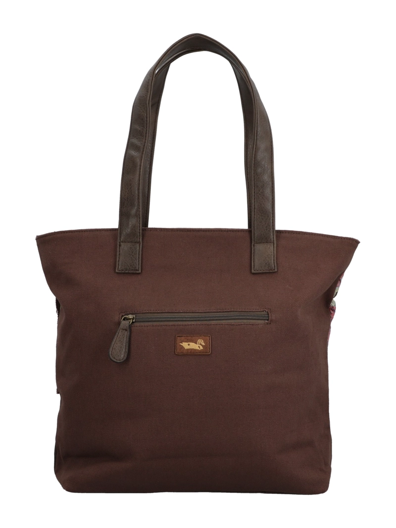 CARTERA TEXTIL MUJER FAUII TOTE CAFE  ROCKFORD - 3
