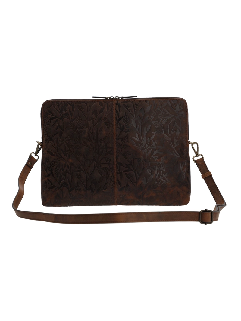 CARTERA CUERO MUJER OH FLOWRY CASE CAFE  ROCKFORD - 3