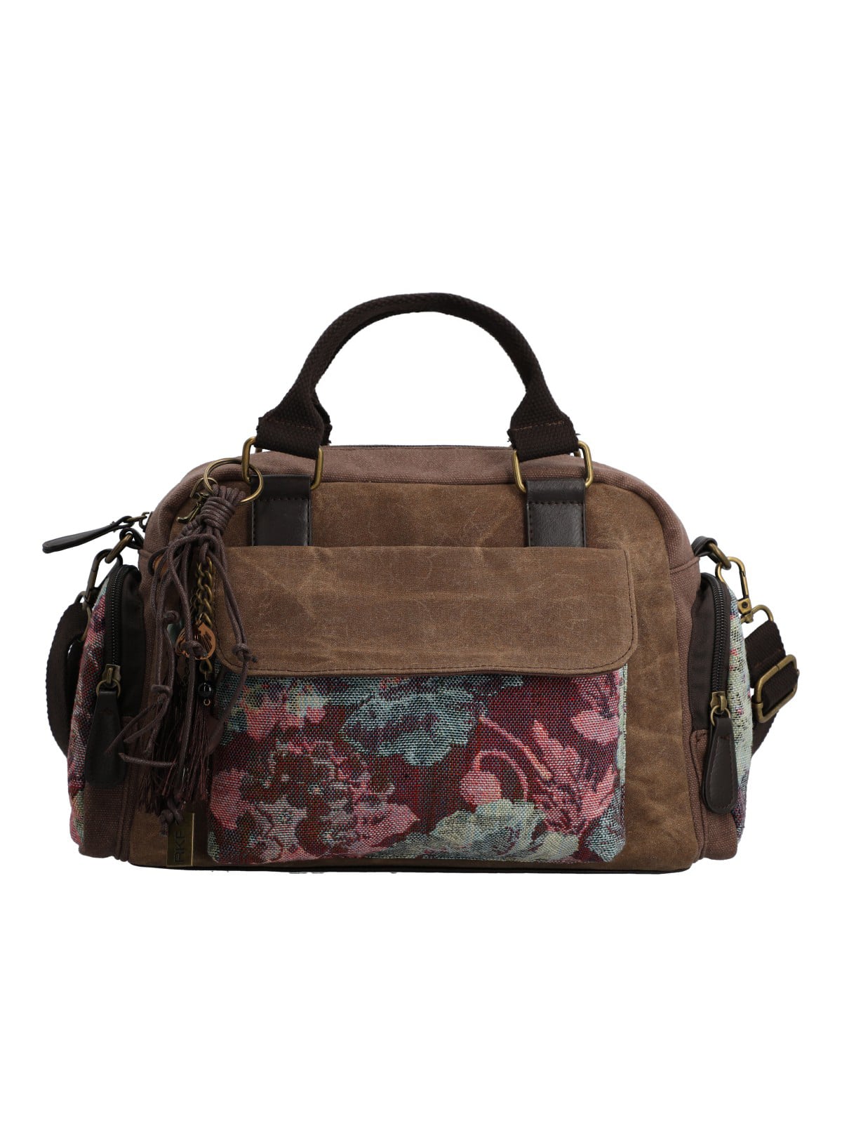 CARTERA TEXTIL MUJER TZELTAL BAG CAFE  ROCKFORD - 1