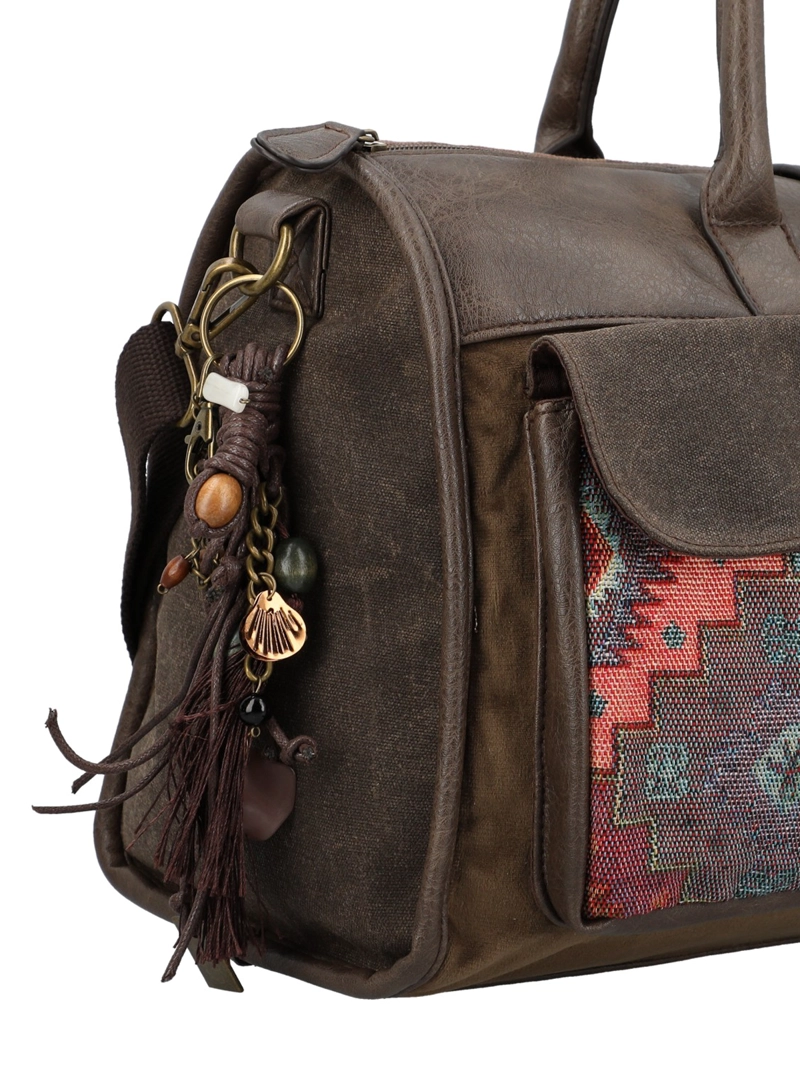 CARTERA PAPEL MUJER WEYI BAG CAFE  ROCKFORD - 5