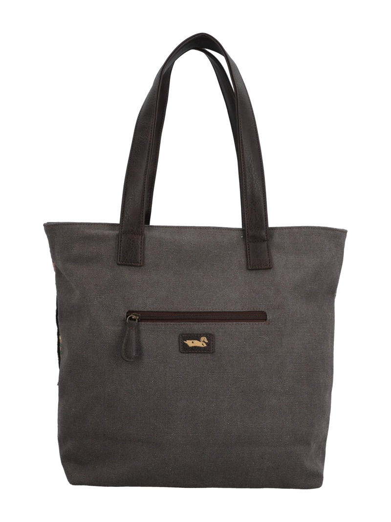 CARTERA TEXTIL MUJER FAUII TOTE GRIS ROCKFORD - 3