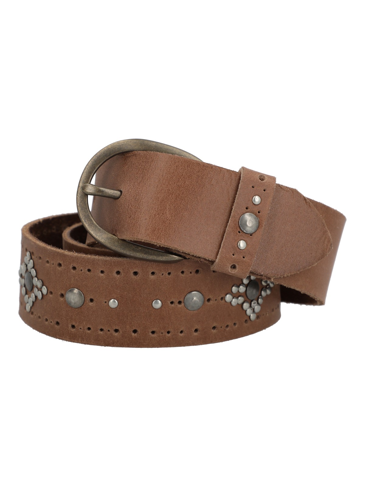 CINTURON CUERO MUJER RF FARINA CAFE  ROCKFORD - 1