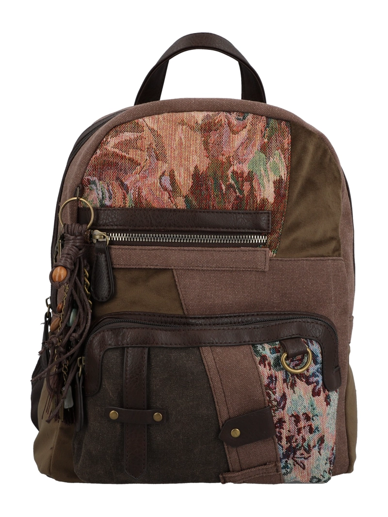 MOCHILA TEXTIL MUJER CARMIN BACK CAFE  ROCKFORD - 1
