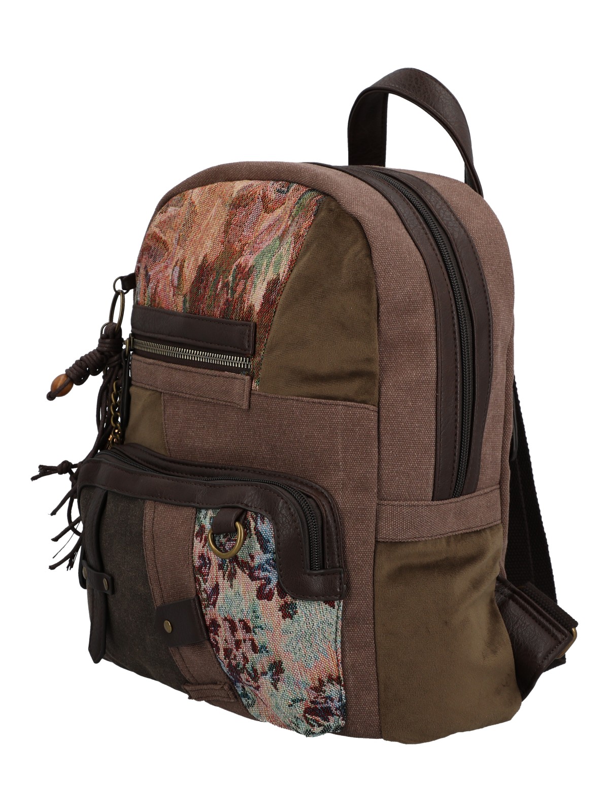MOCHILA TEXTIL MUJER CARMIN BACK CAFE  ROCKFORD - 2