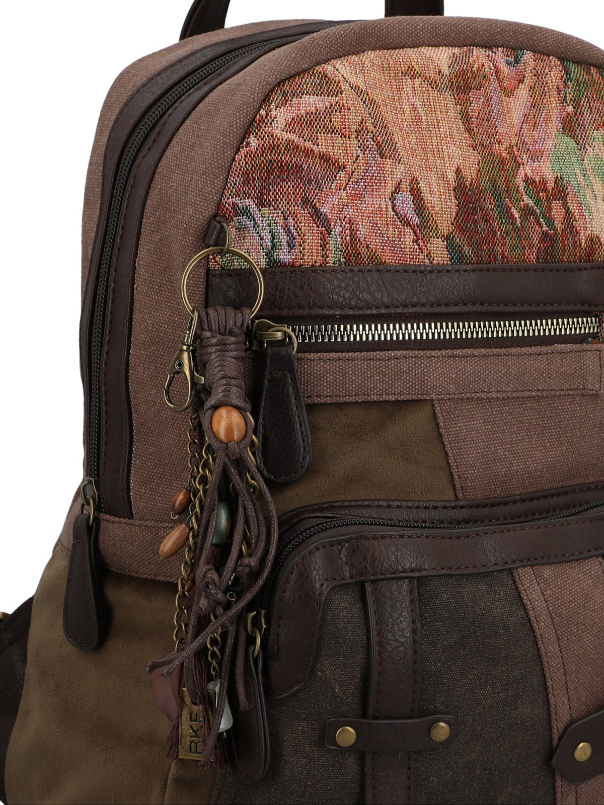 MOCHILA TEXTIL MUJER CARMIN BACK CAFE  ROCKFORD - 4