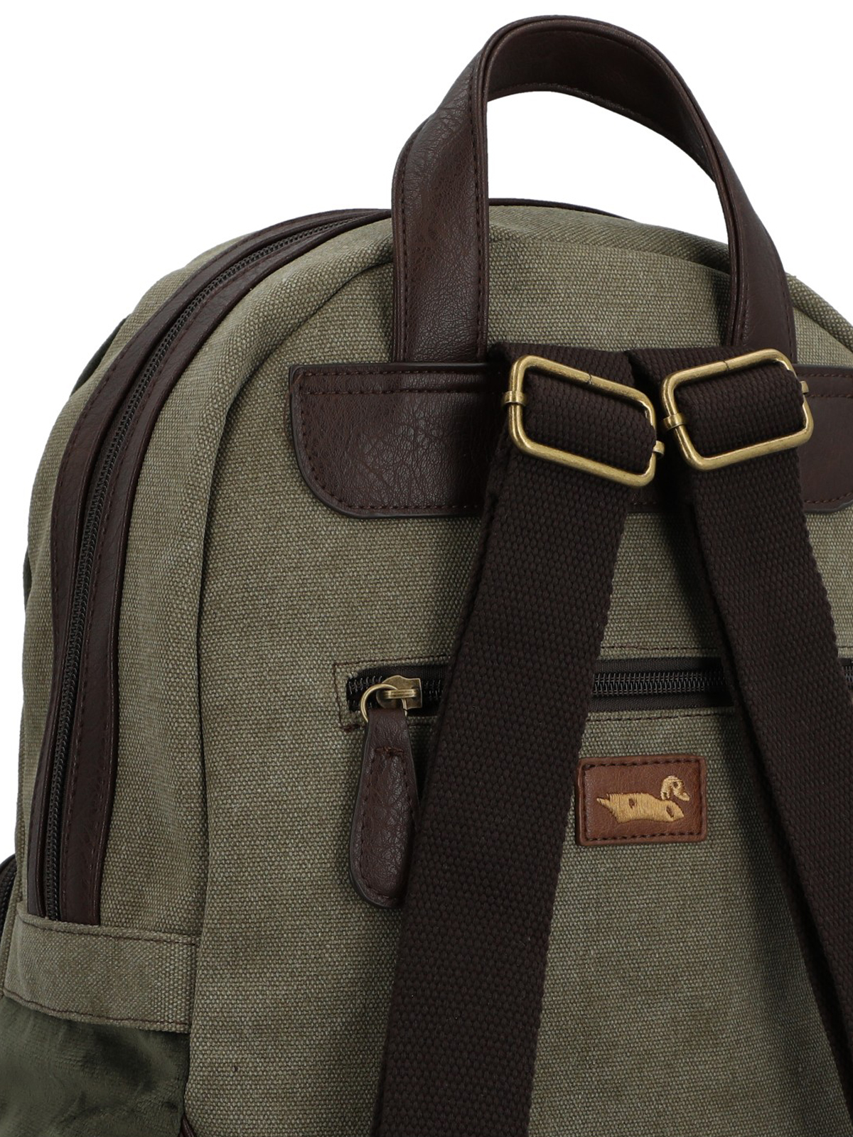 MOCHILA TEXTIL MUJER CARMIN BACK VERDE ROCKFORD - 5