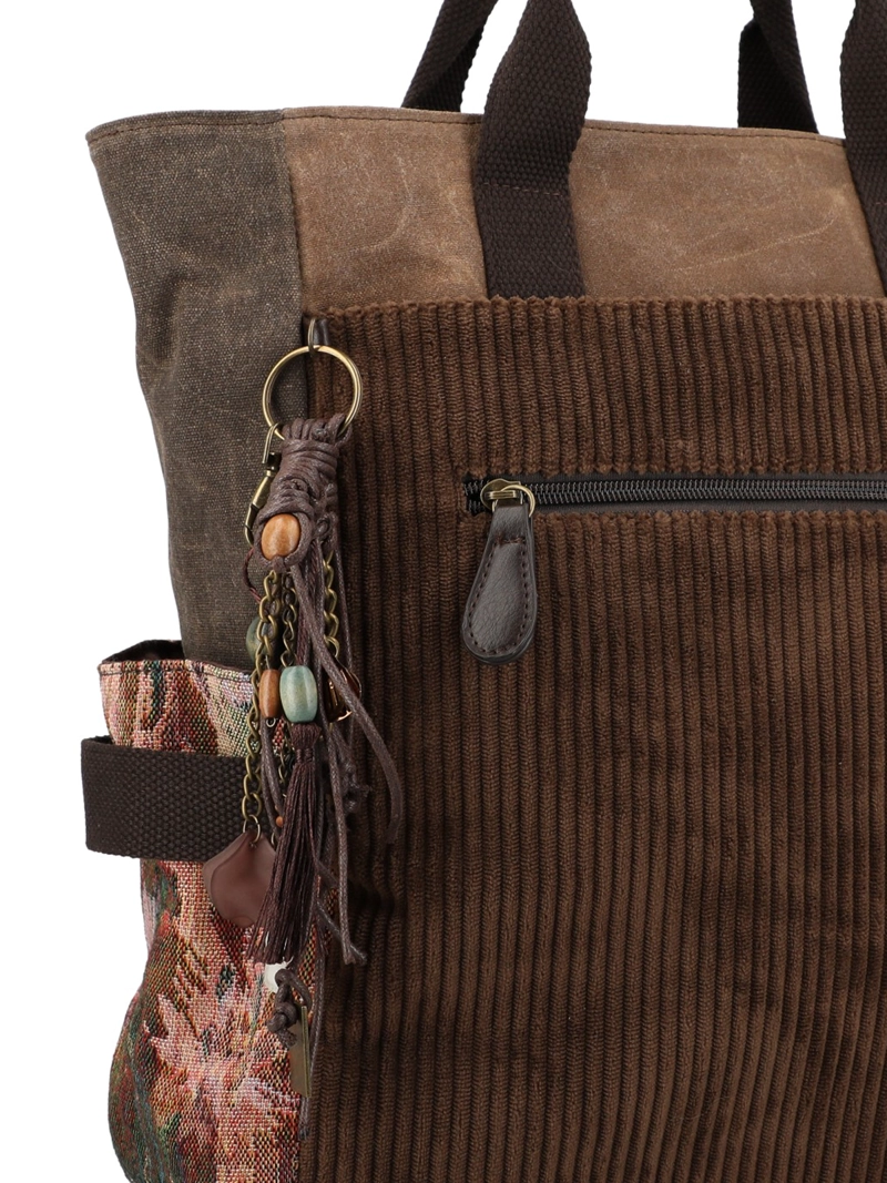 MOCHILA TEXTIL MUJER ITZEL BACK CAFE  ROCKFORD - 5