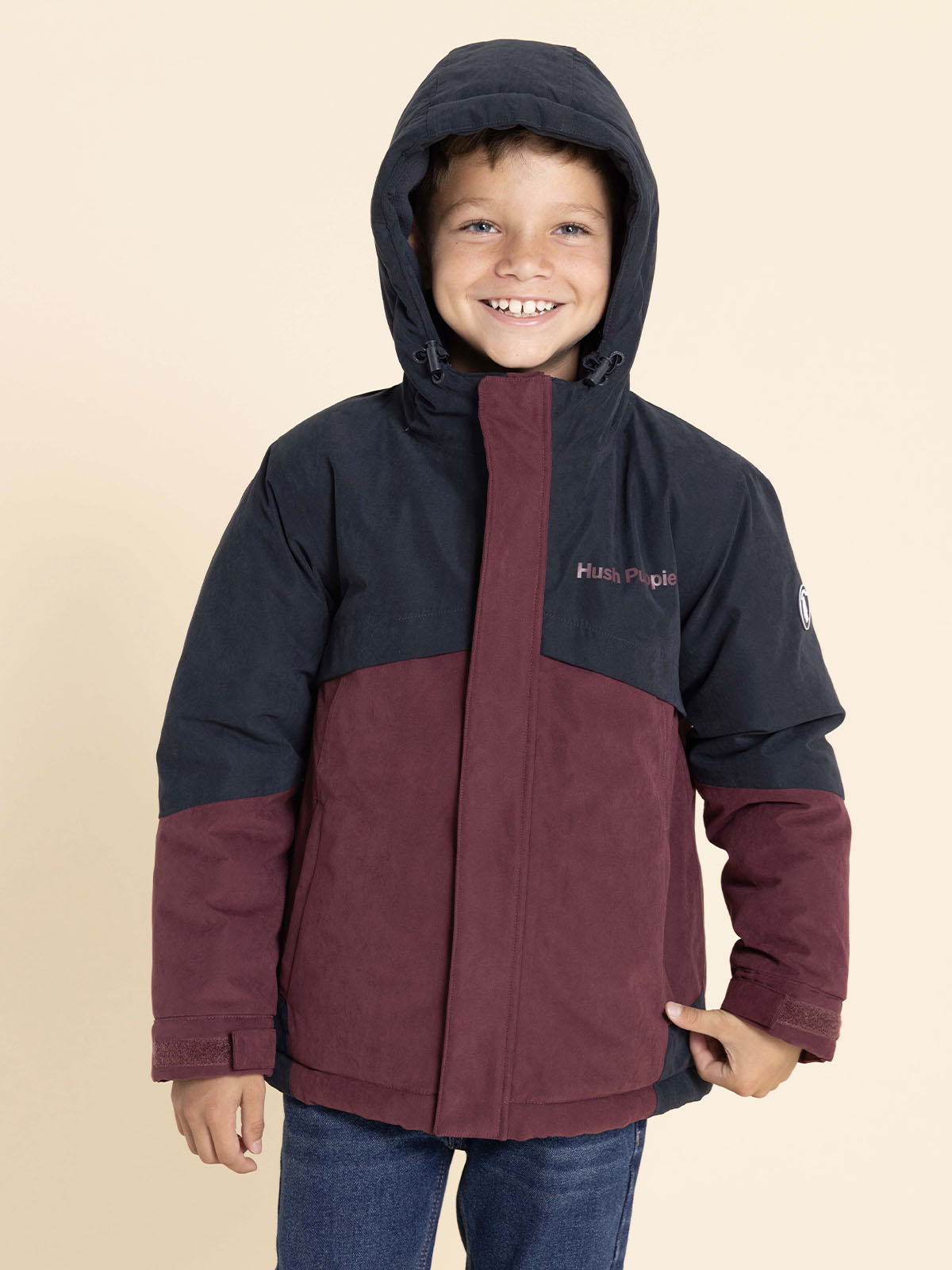 PARKA WP 3 EN 1 OPTIMUS NIÑA ROSADO HUSH PUPPIES KIDS - 6