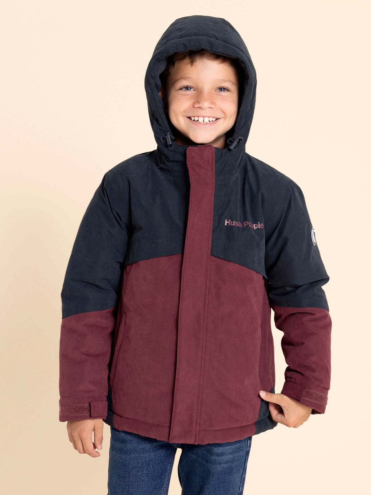 PARKA WP 3 EN 1 OPTIMUS NIÑA ROSADO HUSH PUPPIES KIDS - 6