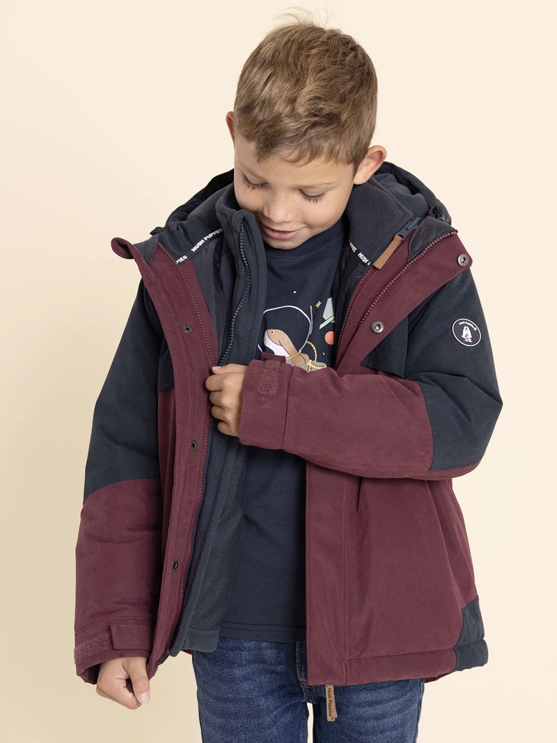 PARKA WP 3 EN 1 OPTIMUS NIÑA ROSADO HUSH PUPPIES KIDS - 7