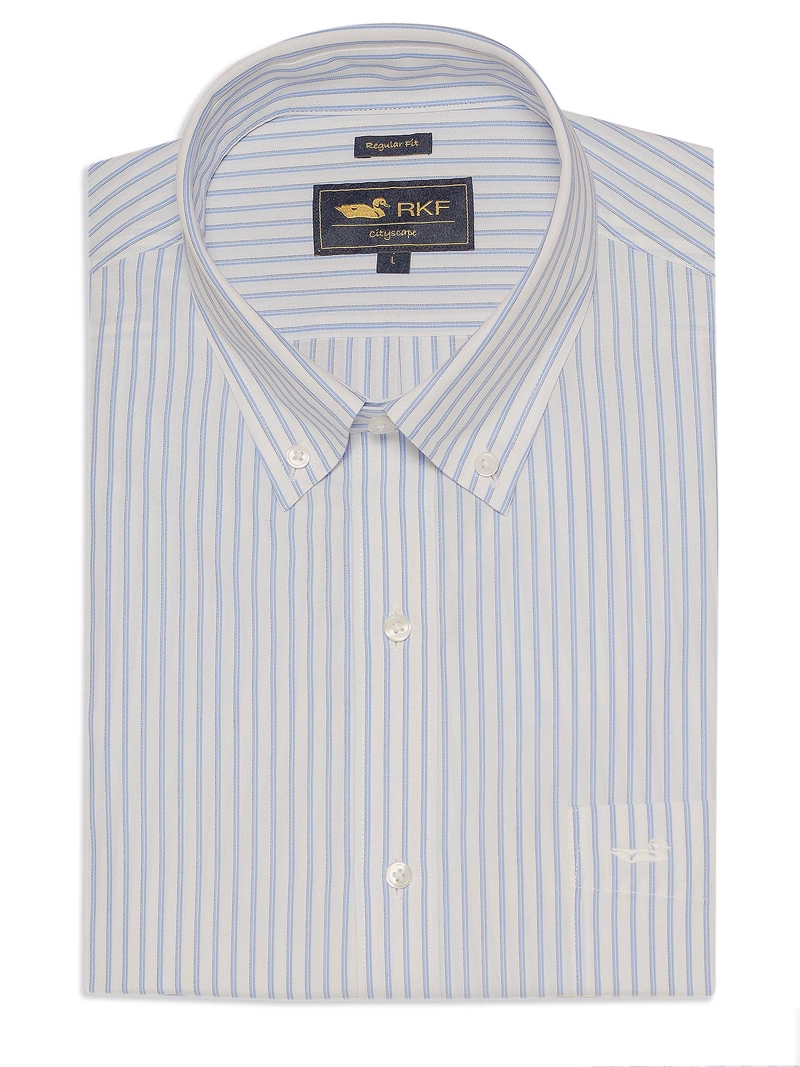 CAMISA CUELLO BUTTON-DOWN HOMBRE WF AZUL CLARO ROCKFORD - 1