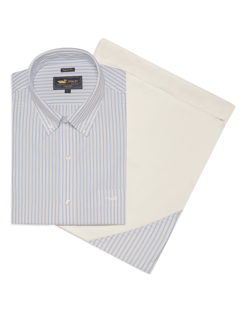 CAMISA CUELLO BUTTON-DOWN HOMBRE WF AZUL CLARO ROCKFORD - 6