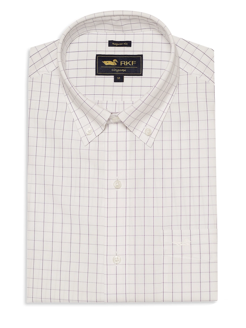 CAMISA CUELLO BUTTON-DOWN HOMBRE WF MORADO ROCKFORD - 1
