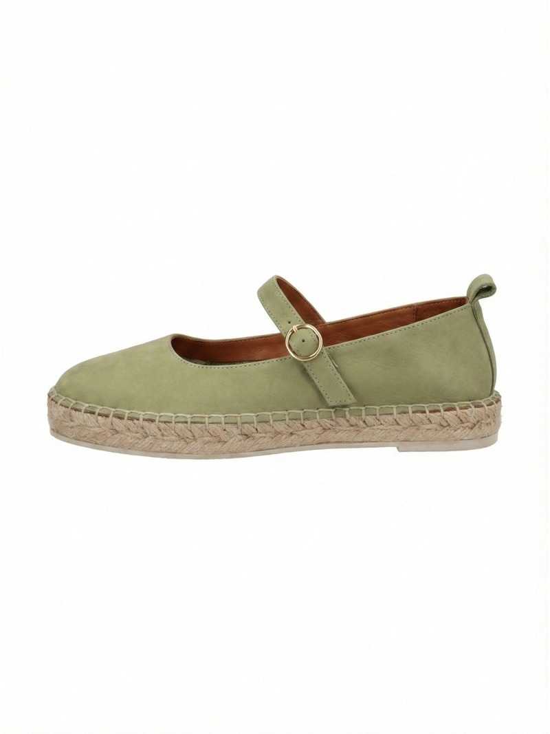 ALPARGATA CUERO MUJER PEKIN VERDE ROCKFORD - 4