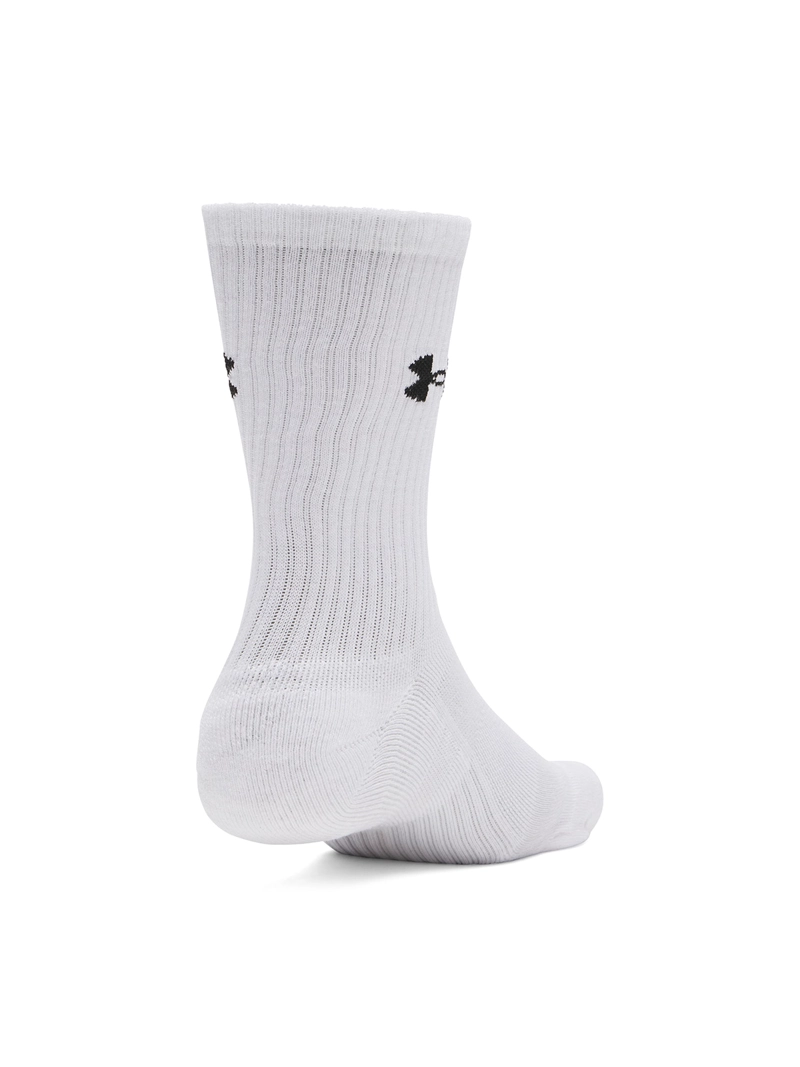 CALCETIN UA PERFORMANCE ALGODON 3-PACK BLANCO UNISEX UNDER ARMOUR - 2