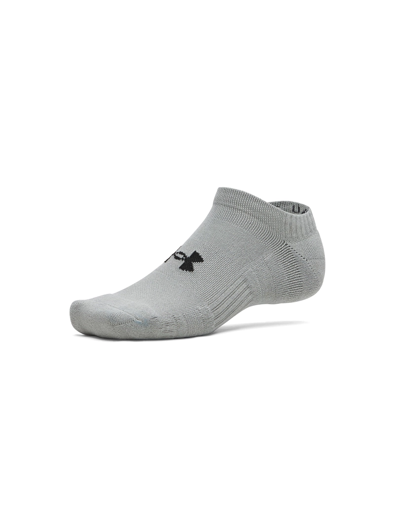 CALCETIN UA PERFORMANCE ALGODON 3-PACK GRIS UNISEX UNDER ARMOUR - 1