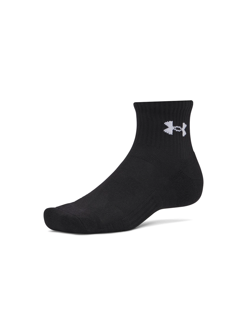CALCETIN UA PERFORMANCE ALGODON 3-PACK NEGRO UNISEX UNDER ARMOUR - 1