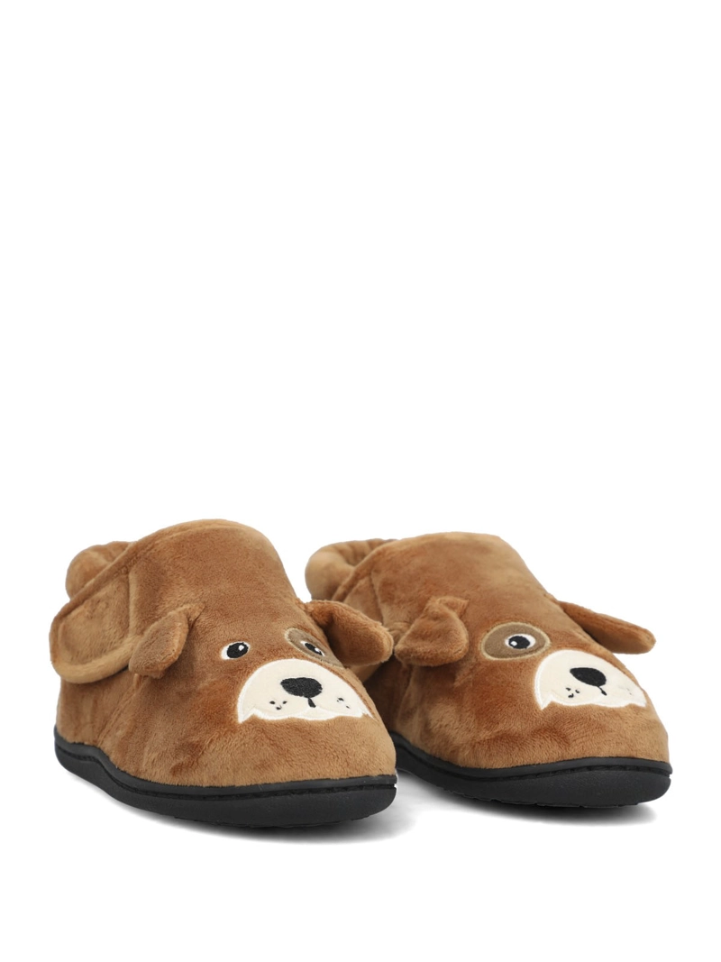 PANTUFLA NIÑO HPK SLIPPER DOG CHOCOLATE HUSH PUPPIES KIDS - 1