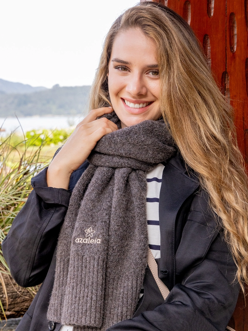 BUFANDA MUJER ASPEN SCARF CAFE  AZALEIA - 2