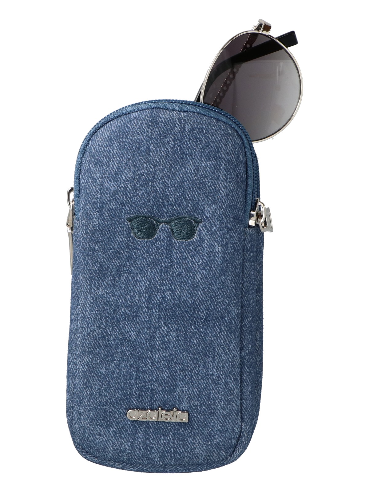 ESTUCHE DE ANTEOJOS MUJER TWIN GLASSCASE AZUL AZALEIA - 5
