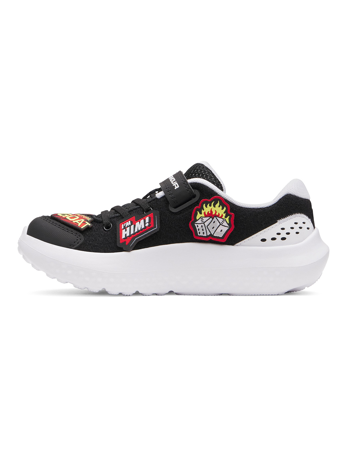 ZAPATILLA UA SURGE 4 AC PATCHES NEGRO NIÑO UNDER ARMOUR - 2
