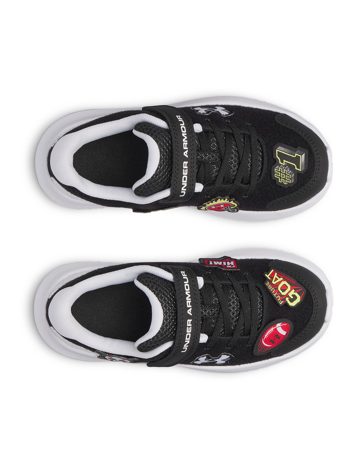 ZAPATILLA UA SURGE 4 AC PATCHES NEGRO NIÑO UNDER ARMOUR - 5