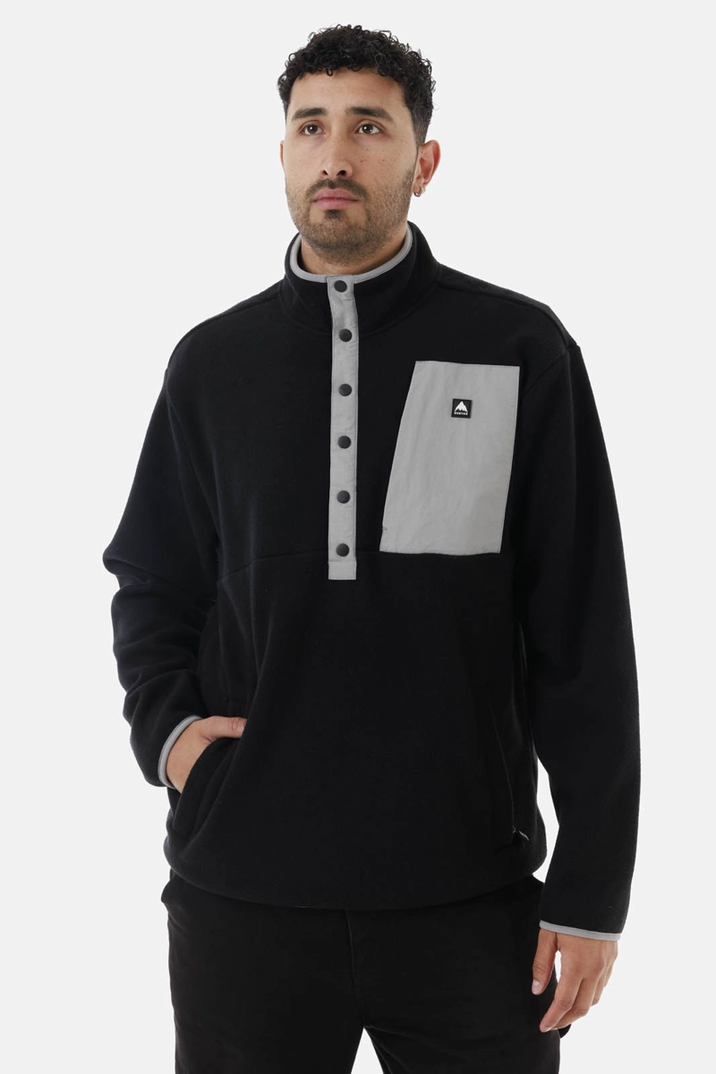 POLAR UNISEX CINDER PULLOVER NEGRO BURTON - 1