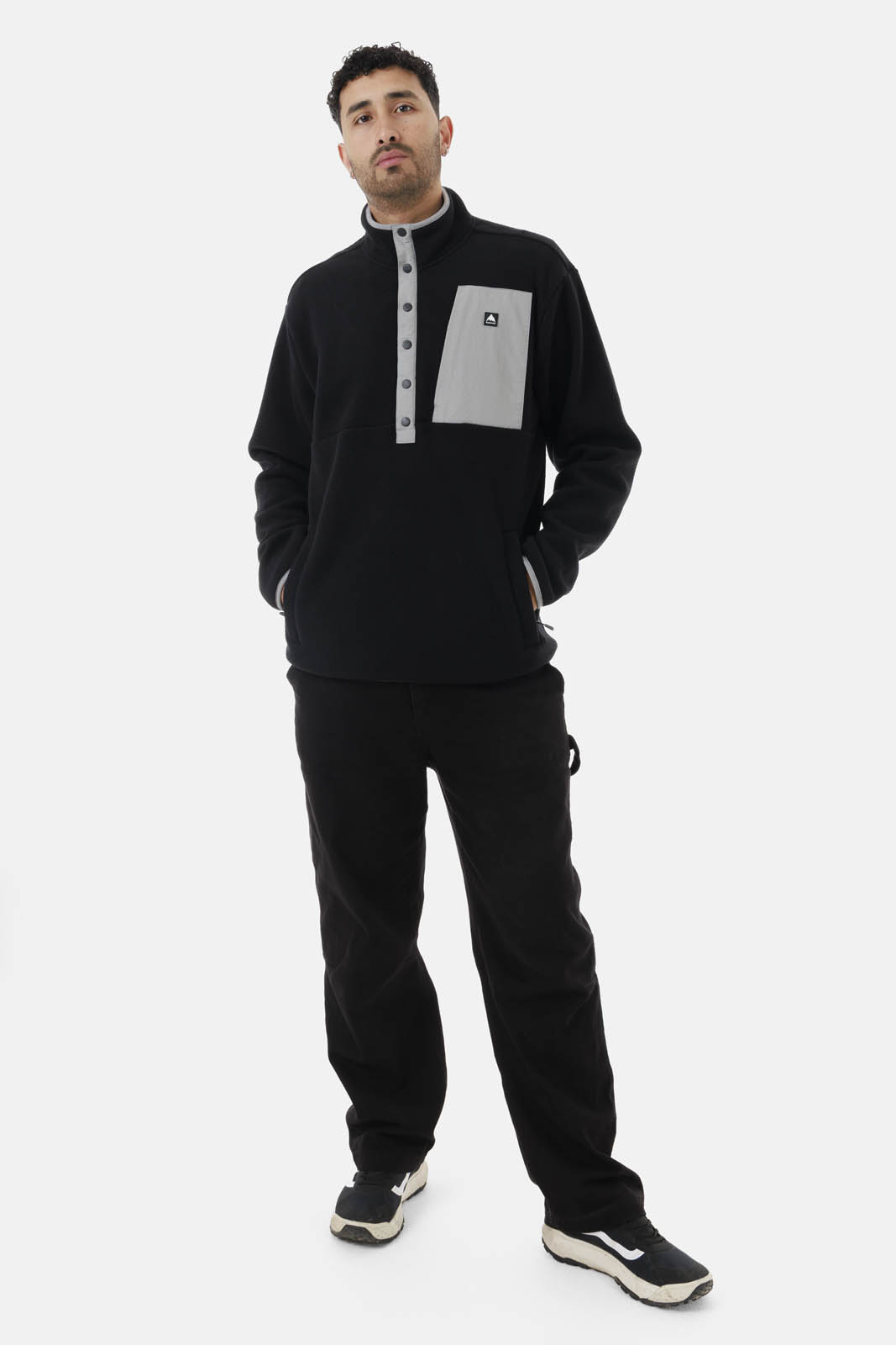 POLAR UNISEX CINDER PULLOVER NEGRO BURTON - 7