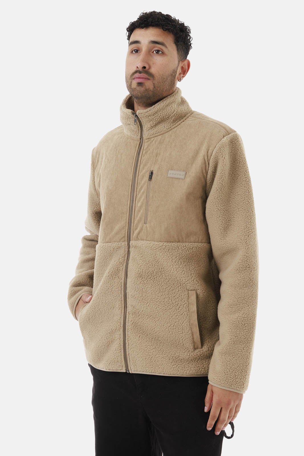 POLAR HOMBRE SHERPA BONDED CAFE  BURTON - 2