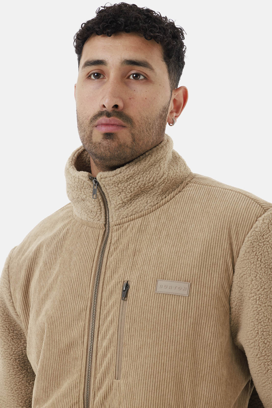 POLAR HOMBRE SHERPA BONDED CAFE  BURTON - 5