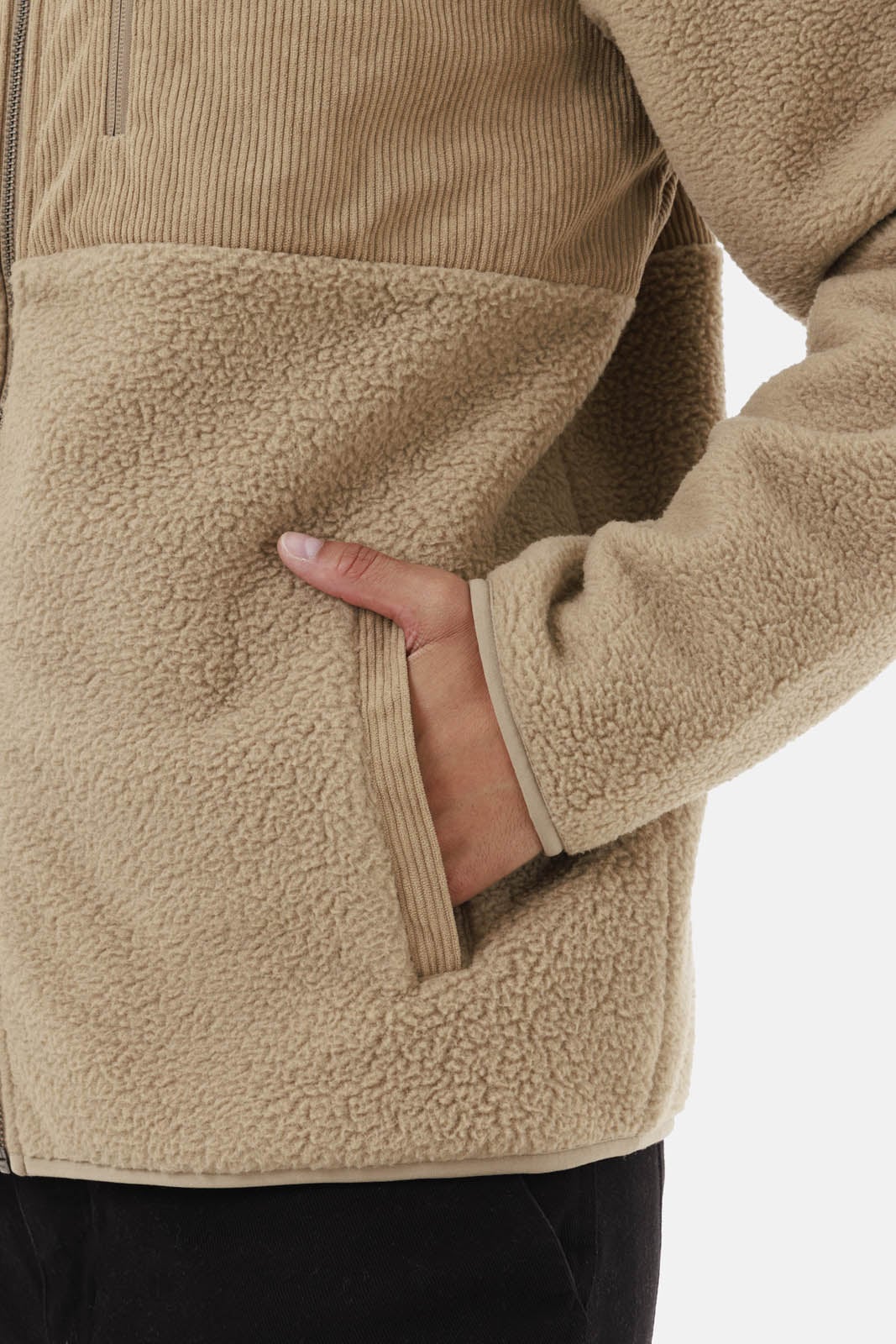 POLAR HOMBRE SHERPA BONDED CAFE  BURTON - 7